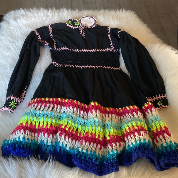 NEW CELIAB Scarlet Floral Multicolor Embroidered Dress NWT - Picture 13 of 15